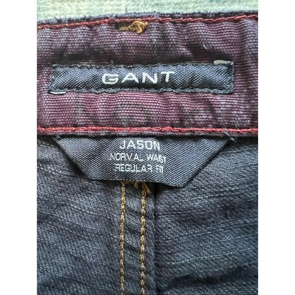 Gant Dark Blue Wash Jason Normal Waist Regular Fit Jeans 36 x 32